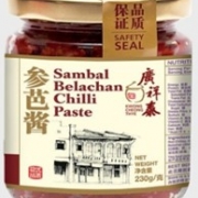 KCT Sambal Belachan Chilli Paste-230g x 12  $6.50 Product: Singapore